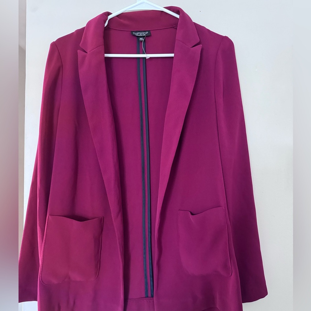 Topshop Fuchsia Jacket - Picture 2 of 3
